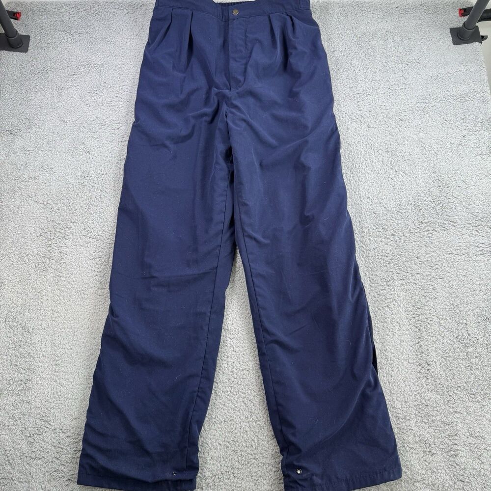 Tourney Gore-Tex Pants Mens L Blue Golf Rain Waterproof Windproof Ankle Zip‎